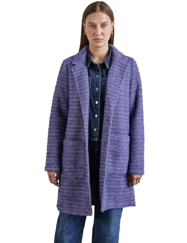 STREET ONE Damen A201981 Mantel in Woll-Optik, deep Lilac, 38 STREET ONE Damen A201981 Mantel in Woll-Optik, deep Lilac, 38 von Street One