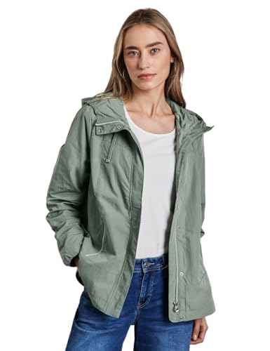 STREET ONE Damen A202056 Kurzer Windbreaker, Mint Green, 46 STREET ONE Damen A202056 Kurzer Windbreaker, Mint Green, 46 von Street One