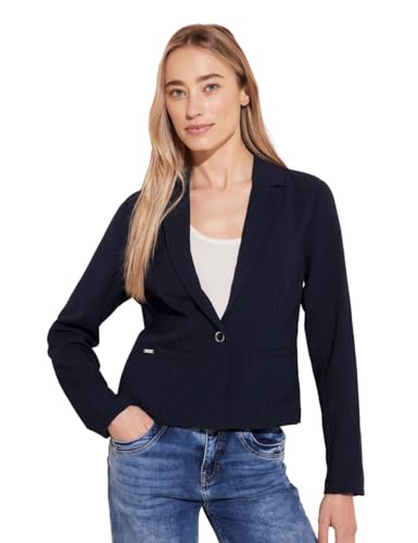 STREET ONE Damen A212156 Kurzer Blazer, deep Blue, 44 von Street One