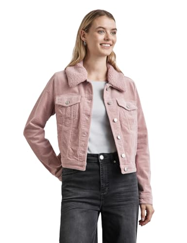 STREET ONE Damen A212327 Cord-Jacke mit Teddy-Kragen, Dusty Petal Rose, 38 STREET ONE Damen A212327 Cord-Jacke mit Teddy-Kragen, Dusty Petal Rose, 38 von Street One