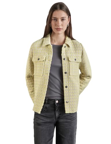 STREET ONE Damen A212415 Bouclé-Jacke, Mellow Yellow, 34 EU STREET ONE Damen A212415 Bouclé-Jacke, Mellow Yellow, 34 EU von Street One