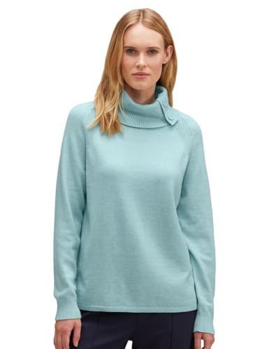 STREET ONE Damen A302378 Strickpullover, iced Mint Melange, 34 von Street One