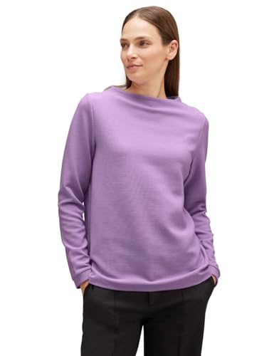 STREET ONE Damen A320576 Langarmshirt, Soft Pure Lilac, 40 STREET ONE Damen A320576 Langarmshirt, Soft Pure Lilac, 40 von Street One