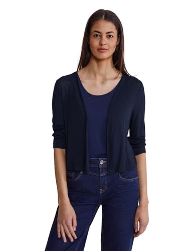 STREET ONE Damen A321271 Bolero Strickjacke, deep Blue, 36 von Street One