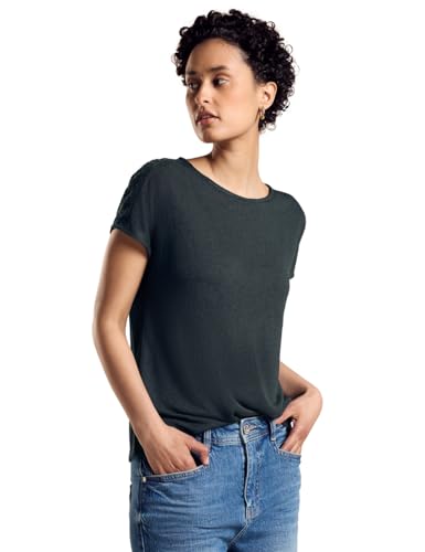STREET ONE Damen A321748 Leichtes Top, Hunter Green, 38 STREET ONE Damen A321748 Leichtes Top, Hunter Green, 38 von Street One