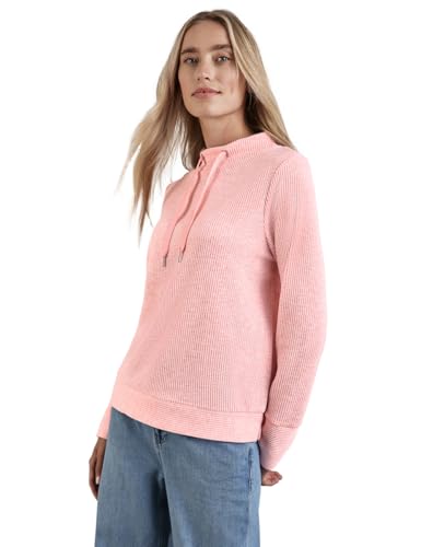 STREET ONE Damen A322103 Shirt mit Streifenstruktur, Sunrise Pink Mel., 36 STREET ONE Damen A322103 Shirt mit Streifenstruktur, Sunrise Pink Mel., 36 von Street One
