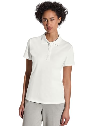 STREET ONE Damen A322942 Poloshirt mit Rippstruktur, Off White, 46 STREET ONE Damen A322942 Poloshirt mit Rippstruktur, Off White, 46 von Street One
