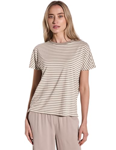 STREET ONE Damen A323148 Gestreiftes T-Shirt, Vintage Stone, 38 STREET ONE Damen A323148 Gestreiftes T-Shirt, Vintage Stone, 38 von Street One