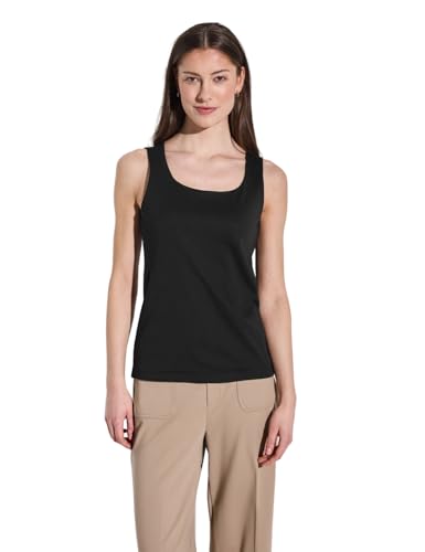 STREET ONE Damen A323164 Top mit Carré Ausschnitt, Black, 44 STREET ONE Damen A323164 Top mit Carré Ausschnitt, Black, 44 von Street One