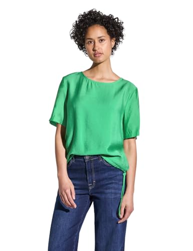 STREET ONE Damen A345528 Bluse in Unifarbe, Tendril Green, 38 STREET ONE Damen A345528 Bluse in Unifarbe, Tendril Green, 38 von Street One