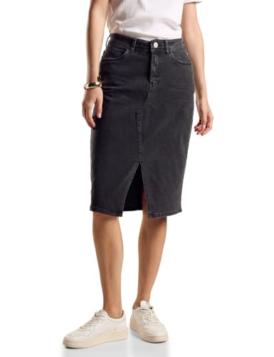 STREET ONE Damen A361537 Jeans-Rock, Soft Black Washed, 34 STREET ONE Damen A361537 Jeans-Rock, Soft Black Washed, 34 von Street One