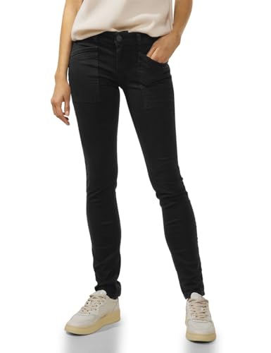 STREET ONE Damen A376544 Jeans, clean Black wash, 33W x 30L von Street One