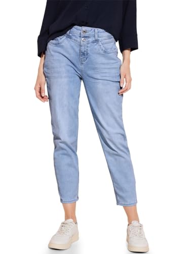 STREET ONE Damen A377239 High Waist Jeans, super Light Blue Washed, 29W x 28L von Street One