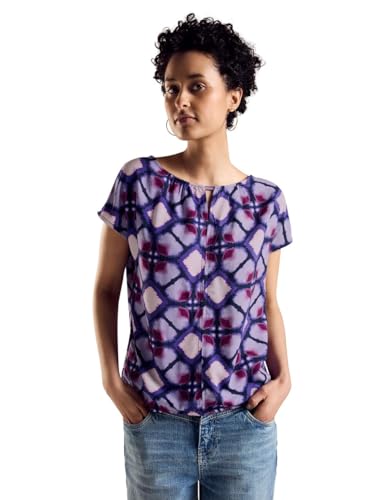 STREET ONE Damen Print T-Shirt A321676, Bellflower Lilac, 36 STREET ONE Damen Print T-Shirt A321676, Bellflower Lilac, 36 von Street One