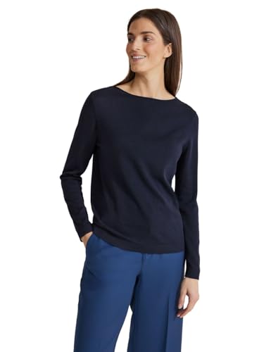 STREET ONE Damen Strickpullover, deep blue, 40 von Street One