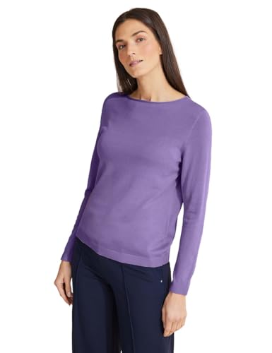 STREET ONE Damen Strickpullover, shiny lilac, 36 von Street One