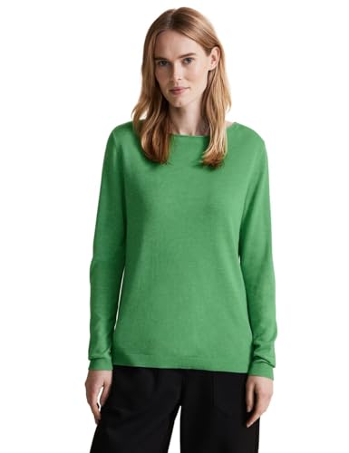 STREET ONE Damen Strickpullover, light spring green mel., 36 von Street One