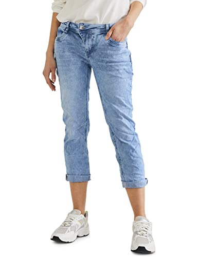 STREET ONE Damen A376066 Caprijeans, Authentic Indigo Bleach, 29W / 26L EU von Street One