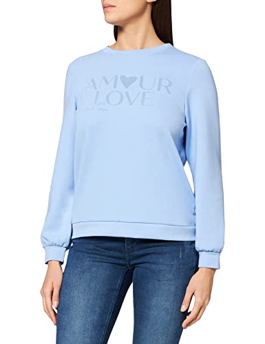 Street One Damen 301723 Pullover, Shiny Blue, 40 von Street One