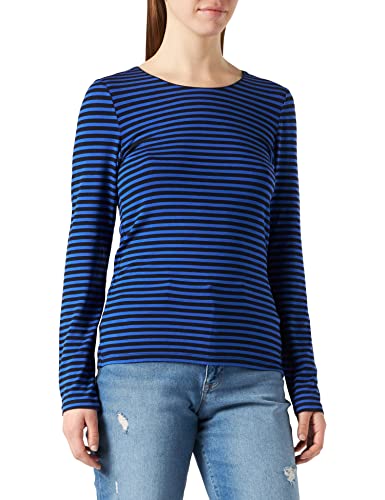 Street One Damen 317359 T-Shirt, Dark Vintage Blue, 38 von Street One