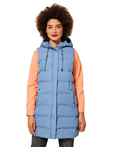 Street One Damen A220130 Steppweste, Light Stormy Blue, 42 von Street One