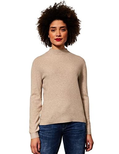 Street One Damen A302178 Strickpullover, Buff Sand Melange, 38 Street One Damen A302178 Strickpullover, Buff Sand Melange, 38 von Street One
