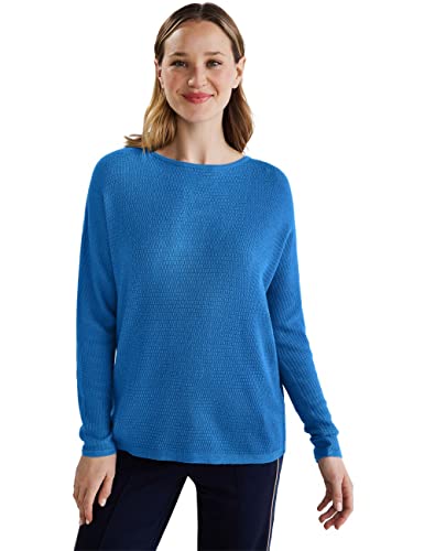 STREET ONE Damen A302216 Strickpullover, Lapis Blue Melange, 42 von Street One