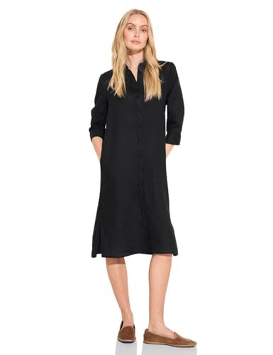 Street One Damen Hemdblusen-Kleid Black,40 von Street One