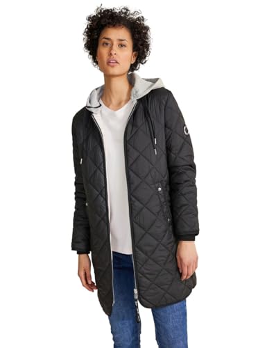 Street One Damen Übergangsjacke Gesteppt Black 36 von Street One