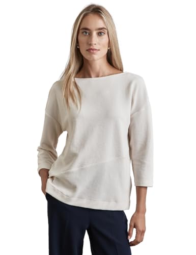 STREET ONE Damen A322231 Strukturmix Shirt, Lucid White, 42 STREET ONE Damen A322231 Strukturmix Shirt, Lucid White, 42 von Street One