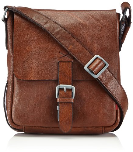 Strellson Greenford Messenger SV 4010001272 Herren Messengertaschen 20x23x6 cm (B x H x T), Braun (cognac 703) von Strellson Premium