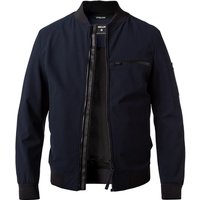 Strellson Herren Blouson blau Mikrofaser unifarben Strellson Herren Blouson blau Mikrofaser unifarben von Strellson