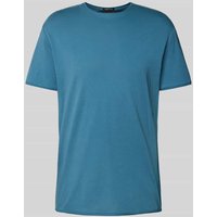 Strellson T-Shirt mit Rundhalsausschnitt und melierter Optik in Petrol, Größe M von Strellson