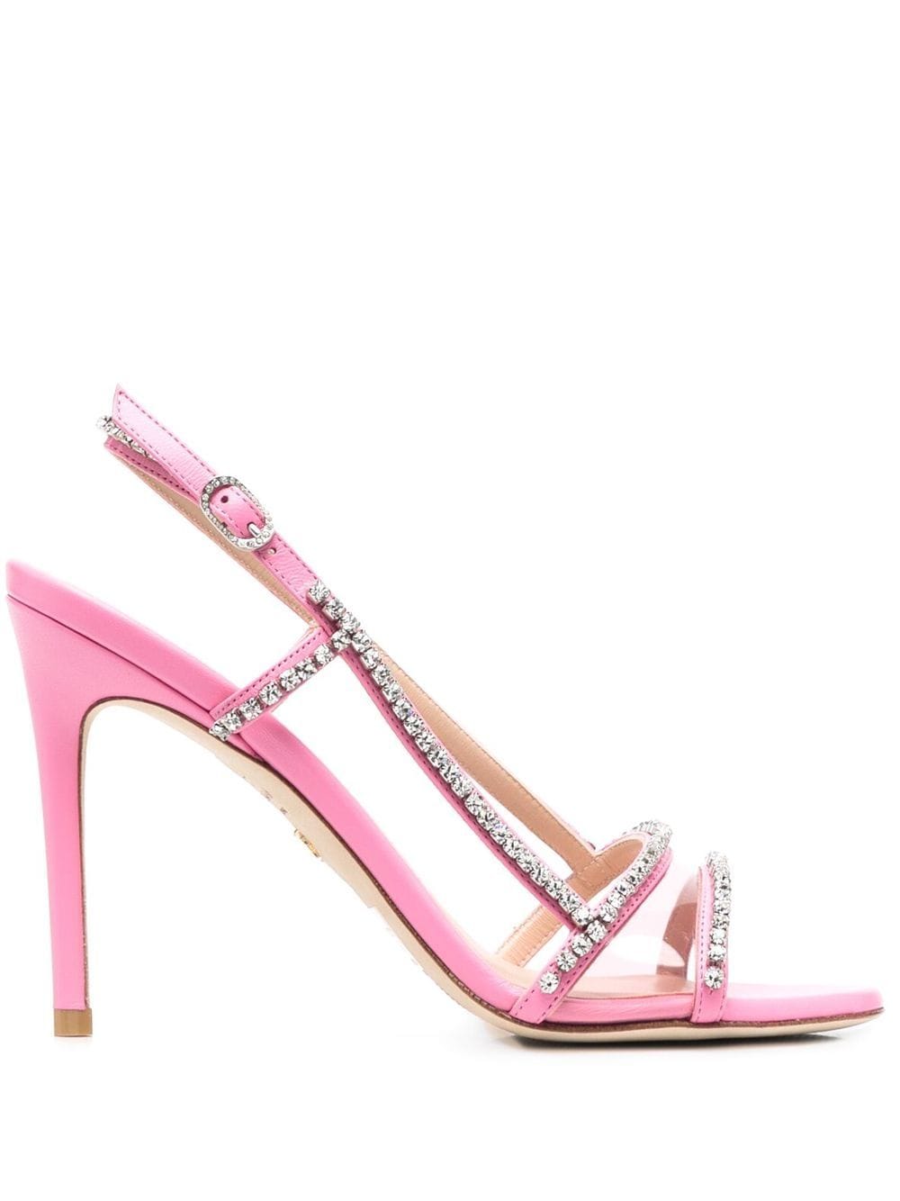 Stuart Weitzman Mondrian Glam Sandalen 100mm - Rosa von Stuart Weitzman