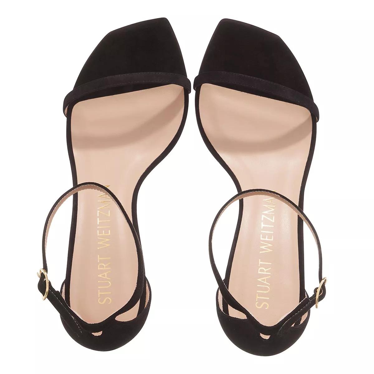 Stuart Weitzman Sandalen & Sandaletten - Nudistcurve 75 Sandal - Gr. 40 (EU) - in Schwarz - für Damen von Stuart Weitzman