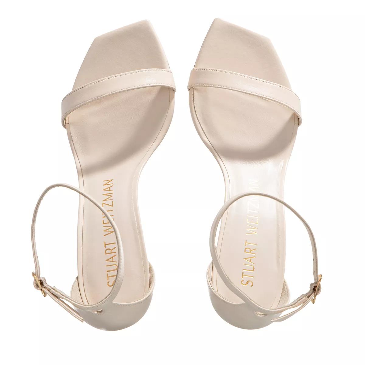 Stuart Weitzman Sandalen & Sandaletten - Nunakedcurve 85 Sandal - Gr. 39 (EU) - in Creme - für Damen von Stuart Weitzman