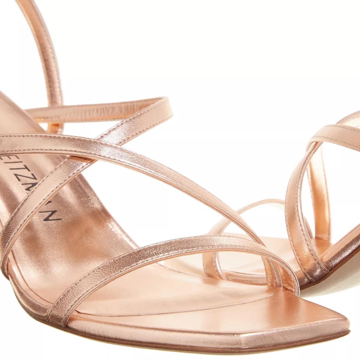 Stuart Weitzman Sandalen & Sandaletten - Oasis 75 Ankle-Strap Sandal - Gr. 36 (EU) - in Roségold - für Damen von Stuart Weitzman