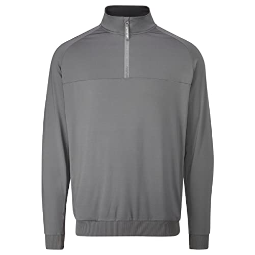 Stuburt Golf Herren Augusta Midlayer Golf Pullover - Slate Grau/Schwarz - XXL von Stuburt