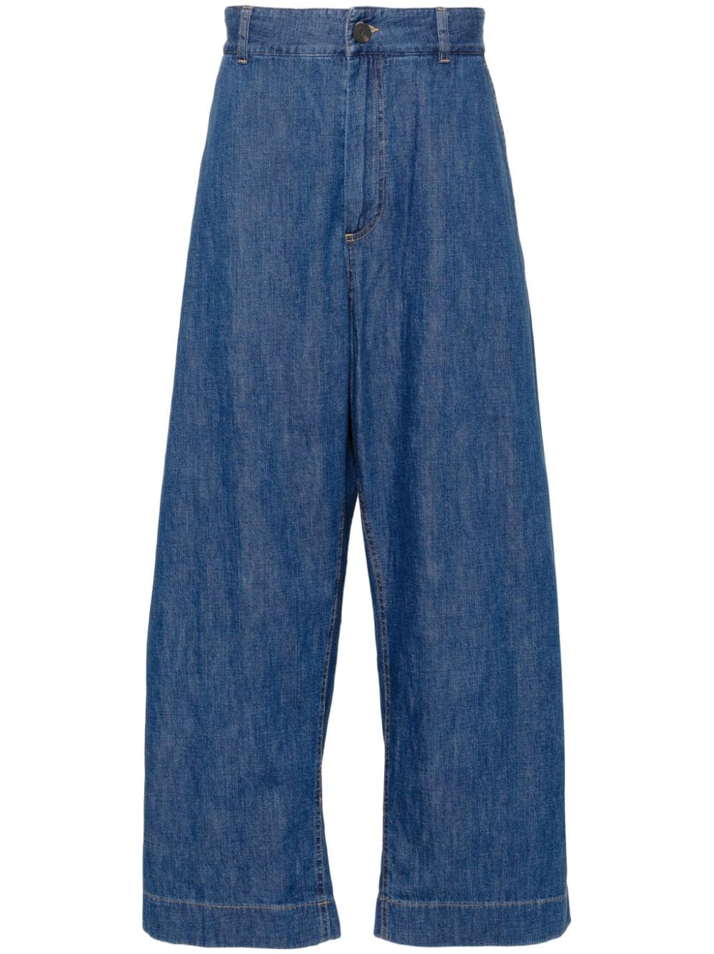 Studio Nicholson Halbhohe Wide-Leg-Jeans - Blau von Studio Nicholson