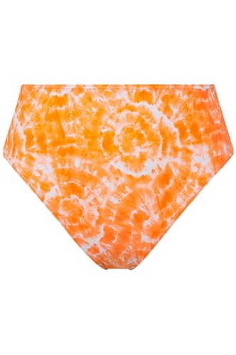 Studio Untold Damen große Größen Übergrößen Plus Size Bikini-Slip, High Waist, Batik Print Clementine 44 817987666-44 von Studio Untold