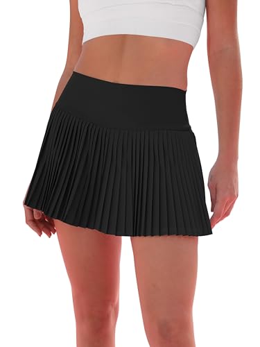 StylSense Tennisrock Damen Mädchen Rock mit Hose Drunter Hohe Taille Skort Hosenrock Damen Sommer Kurz Elegant mit Taschen Sommerrock Sportrock Plisseerock Faltenrock für Frauen StylSense Tennisrock Damen Mädchen Rock mit Hose Drunter Hohe Taille Skort Hosenrock Damen Sommer Kurz Elegant mit Taschen Sommerrock Sportrock Plisseerock Faltenrock für Frauen von StylSense