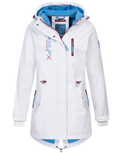 Damen Frühlings Jacke Softshell Outdoor Regen Übergangs Softshelljacke, Farbe:Weiß, Größe:M 38 Damen Frühlings Jacke Softshell Outdoor Regen Übergangs Softshelljacke, Farbe:Weiß, Größe:M 38 von Sublevel