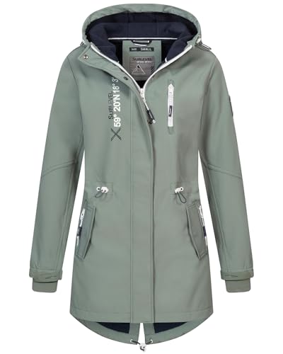 Damen Frühlings Jacke Softshell Outdoor Regen Übergangs Softshelljacke, Farbe:mineral green., Größe:M 38 Damen Frühlings Jacke Softshell Outdoor Regen Übergangs Softshelljacke, Farbe:mineral green., Größe:M 38 von Sublevel