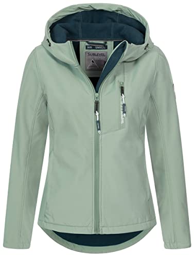 Sublevel Damen Frühlings Softshell Jacke - Outdoor Regen Übergangs Produktion-FvS, Farbe: Mineral Green, Größe: L 40 Sublevel Damen Frühlings Softshell Jacke - Outdoor Regen Übergangs Produktion-FvS, Farbe: Mineral Green, Größe: L 40 von Sublevel