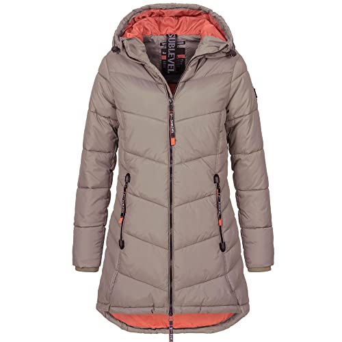Sublevel Damen Jacke - D51160E44505A Light Mud Brown-XL Sublevel Damen Jacke - D51160E44505A Light Mud Brown-XL von Sublevel