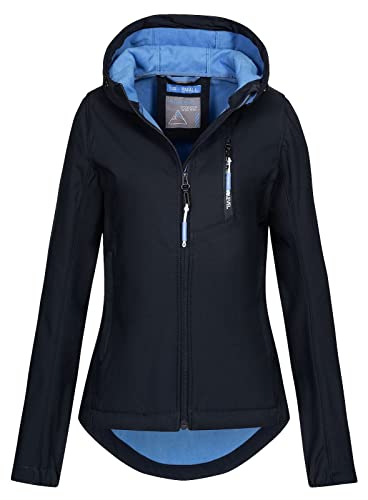Sublevel Damen Softshelljacke LSL-442 wasserabweisende Jacke mit Kapuze Night Navy XL Sublevel Damen Softshelljacke LSL-442 wasserabweisende Jacke mit Kapuze Night Navy XL von Sublevel