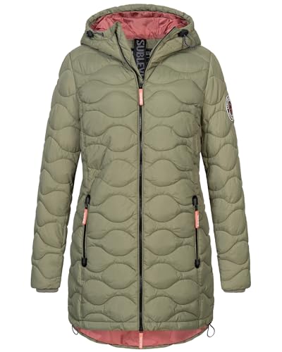 Sublevel Damen Winter Jacke Mantel Parka Steppjacke Steppmantel Wintermantel, Farbe:Olive, Größe:XL 42 Sublevel Damen Winter Jacke Mantel Parka Steppjacke Steppmantel Wintermantel, Farbe:Olive, Größe:XL 42 von Sublevel