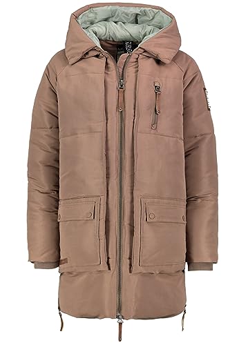 Sublevel Damen Winter Jacke Mantel Parka Steppjacke Steppmantel Wintermantel Oversize, Farbe:Braun, Größe:M 38 Sublevel Damen Winter Jacke Mantel Parka Steppjacke Steppmantel Wintermantel Oversize, Farbe:Braun, Größe:M 38 von Sublevel
