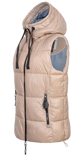 Sublevel Damen kurze Steppweste D50048X80113A3 String Beige XL Sublevel Damen kurze Steppweste D50048X80113A3 String Beige XL von Sublevel