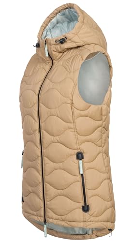 Sublevel Damen kurze Steppweste D51160X80116A1 Clay Beige XXL Sublevel Damen kurze Steppweste D51160X80116A1 Clay Beige XXL von Sublevel